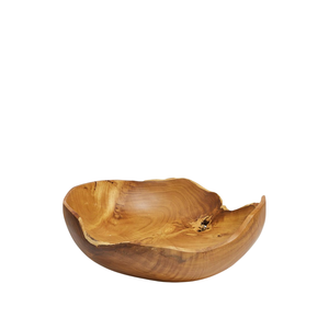 Bol à salade en bois de teck de style danois moderne, style vintage, bol à fruits naturel, accessoire de décoration pour la maison et la cuisine, en solde - Product Image 3