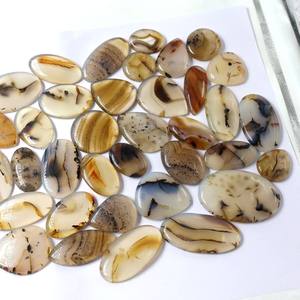 Abordable 100% Naturel Montana Agate Loose Gemstone Montana Cabochons Wholesale Lot pour Pendentif ou Fabrication de Bijoux OEM Disponible - Product Image 3