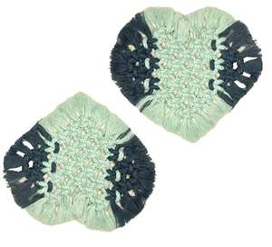 Sous-verre en macramé le plus vendu avec tresse circulaire et douceur élégante conçu pour un usage domestique intemporel ou un style d'événement - Product Image 1