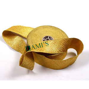 Recorte de trenza, adornos de encaje dorado para uniformes, artesanía textil, adorno de trenza de encaje trenzado - Product Image 4