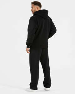 Conjunto Deportivo de Invierno para Hombre con Logotipo Personalizado, 100% Algodón Transpirable, Dos Piezas: Sudadera con Capucha y Pantalones Deportivos - Product Image 2