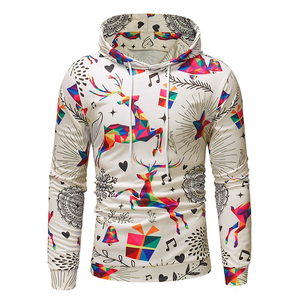 Sudaderas con capucha sublimadas personalizadas de alta calidad para hombres Diseño de bolsillo de invierno Patrón sólido Servicio OEM - Product Image 1