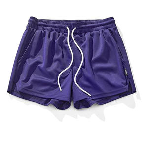 Pantalones Cortos Deportivos de Malla para Hombre, Cintura Media Elástica con Cordón, Antiarrugas, Secado Rápido, 100% Poliéster, Transpirables, Edición 2026 - Product Image 6