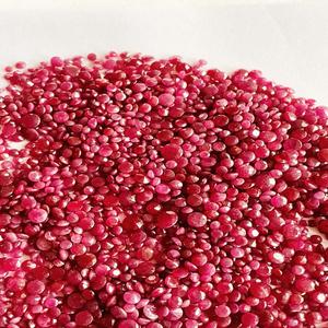 Piedra preciosa de rubí redonda Natural de calidad AAA, piedra roja sin calentar y sin tratar, pulido perfecto y certificado IGI originario de África - Product Image 3