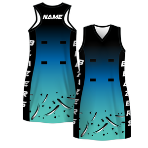 Uniforme de robe de tennis netball pour fille populaire NO quantité minimale de commande OEM sur mesure sublimation netball a line robes BY URBANGAZER INDUSTRIES - Product Image 3