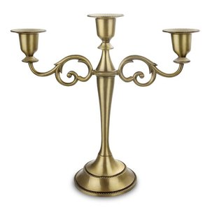 Vintage Selling <b>Brass</b> Metal Candle <b>Holder</b> Wedding Home Hotel Decoration Centerpiece Bedside <b>Candlestick</b> Cheap Price Candelabra - Product Image 6