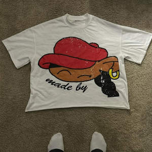 2025 Low MOQ Camiseta de verano de microfibra para hombres Nueva moda americana 100% algodón, camiseta para hombres, ajuste suelto, OEM impreso - Product Image 5