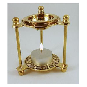 Quemador de incienso árabe con diseño de tema Vintage de la más alta calidad, quemador de luz T hecho a mano, superventas, accesorio de mesa chapado en oro - Product Image 1