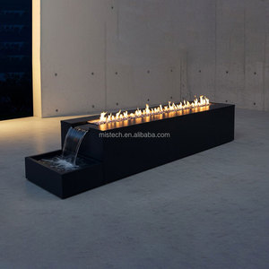 Fuente de Agua Personalizada de Acero Inoxidable con Efecto Cascada y Luz LED para Jardín, Villa, Hotel y Paisajismo - Product Image 6