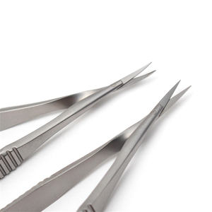 Tijeras de acero inoxidable para manicura, codo fino para piel muerta, pelo liso profesional de cola de golondrina para cortaúñas - Product Image 1