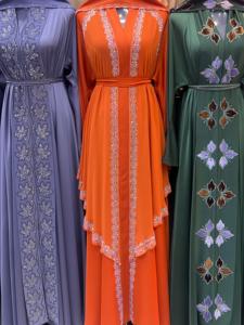 Best Quality Hand Embroidered Beaded Abaya High Quality Stitching Elegant Finish Vintage Premium Nida Women Daily Wear Wedding - Product Image 4