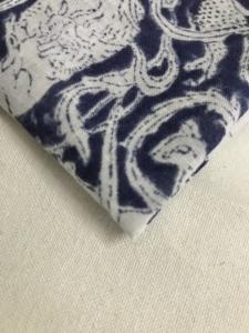 Tissu en coton imprimé à la main avec motif de cheval indigo, textile artisanal traditionnel indien - Product Image 4