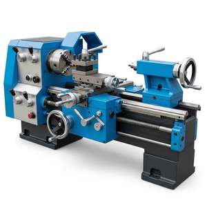 Tour à métaux compact à tourelle unique CNC/manuel, multi-outils, moyenne capacité, tournage, perçage, filetage, alésage, haute précision, atelier - Product Image 2