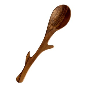 Ensemble de couverts en bois artisanal, aspect organique, texture lisse, vaisselle éco-responsable pour un style de vie moderne - Product Image 4