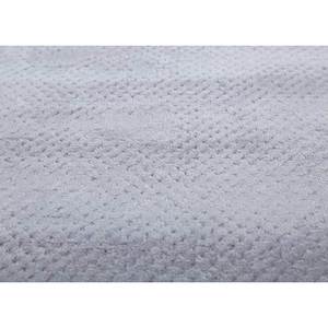 Tapis en viscose tissé à la main de couleur unie ivoire HPV-13014 pour usage domestique - Product Image 3