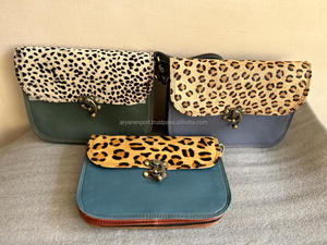 สไตล์ใหม่รีไซเคิลหนังStubbyสลิงกระเป๋าคุณภาพสูงพิมพ์ขนสัตว์หนังกระเป๋าถือหลายสีผู้หญิงไหล่กระเป๋า - Product Image 4