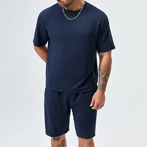 Ensemble T-shirt et short d'été pour homme, séchage rapide, streetwear, couleurs et tailles personnalisables pour homme/femme/unisexe - Product Image 3