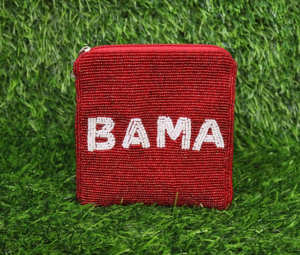 Nueva moda tipo cremallera multifunción tela de maquillaje y cuentas Gameday colorido nuevo Material hecho a mano monedero hacer en la India - Product Image 6