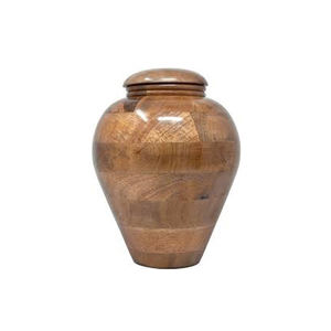 โกศไม้ออกแบบทันสมัยใหม่ขนาดที่กำหนดเองสัตว์เลี้ยงหรูหราผู้ใหญ่ขี้เถ้าโกศ - Product Image 1