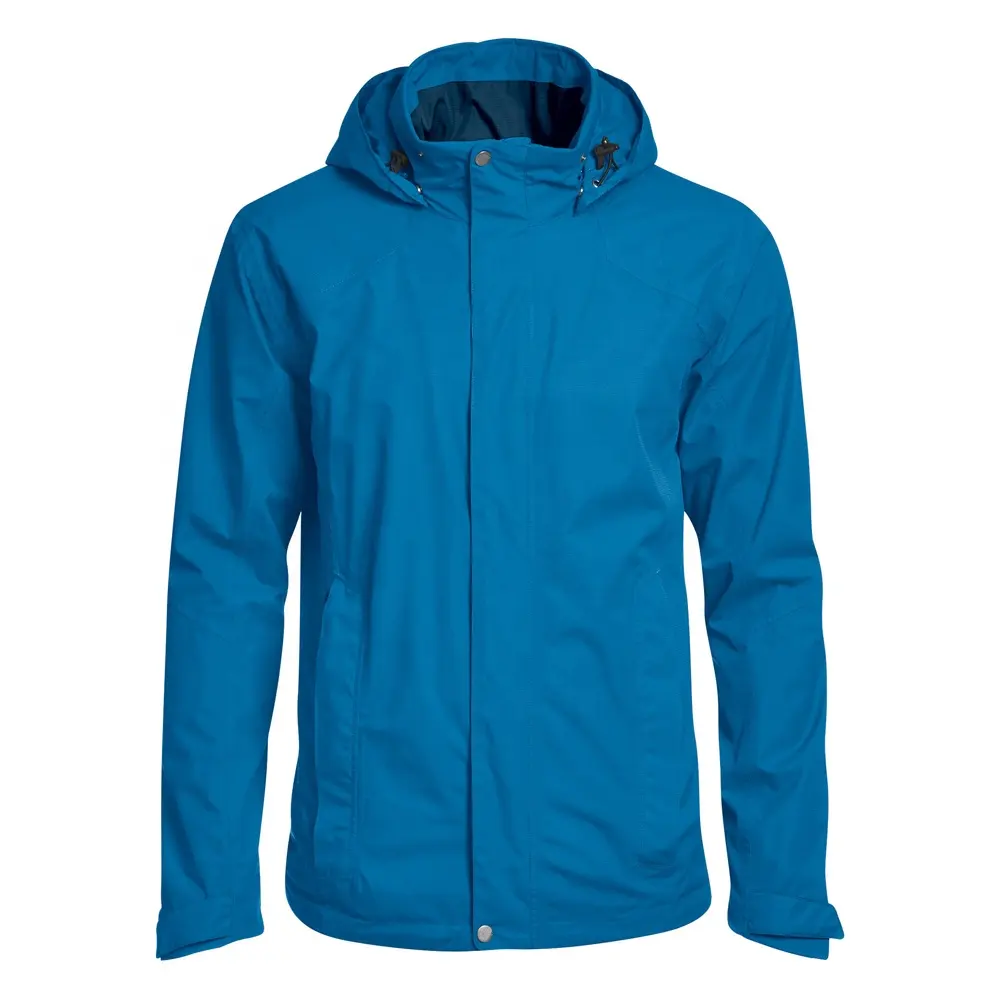Erkekler için su geçirmez yağmur ceketi iş rahat özel yüksek kaliteli plastik su geçirmez yağmurluk yağmur ceket