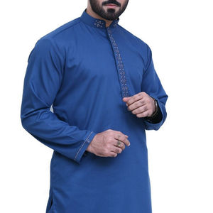OEM et ODM Vente en gros Meilleures ventes Vêtements pour hommes musulmans Shalwar Kameez / Fournisseur direct d'usine Shalwar Kameez pour hommes - Product Image 4