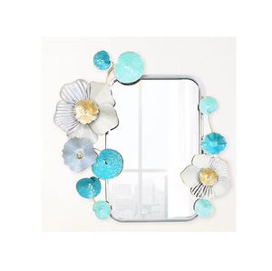 Thuis Slaapkamer Woonkamer Opknoping Muur Spiegel Goud Kleur Gehamerd Metalen Frame <span class=keywords><strong>Export</strong></span> Prijs Eenvoudig Ontwerp - Product Image 3