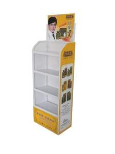 ชั้นวางโชว์ขนมขบเคี้ยวพร้อมโลโก้แบรนด์ประกอบง่ายการออกแบบที่ทันสมัยสำหรับการตกแต่งภายในร้าน - Product Image 3