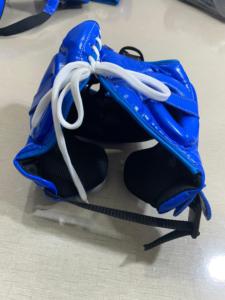 Ensemble de boxe professionnel de haute qualité pour l'entraînement des gants de Fitness en cuir de vachette véritable couleur bleue ensemble réglable MS-SS-05 - Product Image 6