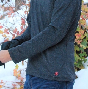 Camiseta Térmica Unisex de Manga Larga con Calefacción, Alimentada por Banco de Energía USB de 5V - Product Image 4