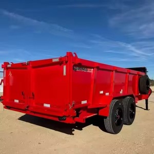 Heavy Duty nhôm động cơ Dump Trailer 6x12 Tipping Trailer cho trang trại sử dụng với máy kéo/hệ thống thủy lực cao mức độ an toàn - Product Image 4