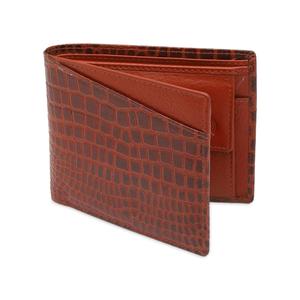 Cartera de Cuero Genuino de Lujo para Hombre, Hecha a Mano, con Protección RFID, Diseño de 2 Pliegues, Cierre de Botón, Forro de Algodón Resistente, Venta Especial de Fábrica - Product Image 1