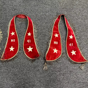 MASONIC Regalia 31 Degrés AASR Tablier Sash-Franc-maçon Regalia avec patch brodé en coton Broderie Sash Ronpex - Product Image 1