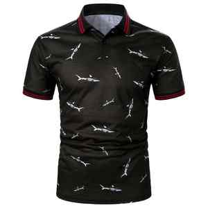 Polo de Algodón Estampado Premium, Eleva Tu Guardarropa Casual con una Fusión de Patrones Modernos y Comodidad Clásica para Hombre - Product Image 1