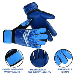 Gants de gardien de but avec impression personnalisée, protection professionnelle des mains en cuir PU, vente en gros, vêtements de sport, gants de gardien de but - Product Image 2