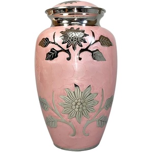 Hermosa urna de cremación decorativa de Metal sólido conmemorativo para adultos, hombres, mujeres, grandes urnas de cremación de latón para cenizas humanas - Product Image 2