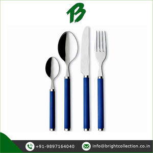 Dernier Stock Arrivée d'excellente qualité Royal Design Durable Ensemble de couverts à manche rond en résine en acier inoxydable à bas prix - Product Image 3