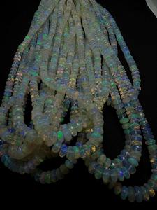 Perles d'opale éthiopienne naturelle AA - Perles de pierres précieuses d'opale de Welo naturelle pour la fabrication de bijoux - Product Image 5