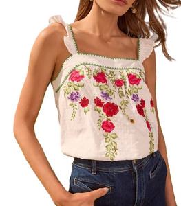 เสื้อกล้ามระบายอากาศได้ดีของผู้หญิงเสื้อกล้ามที่กำหนดสีและการออกแบบที่แตกต่างกันระบายอากาศได้ชุดลำลองออกกำลังกายและโรงยิม - Product Image 4