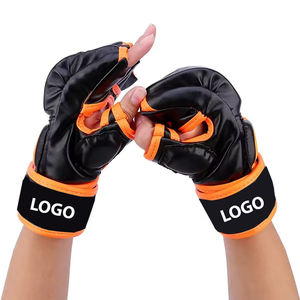 Gants de MMA professionnels de haute qualité, logo personnalisé, vente en gros, gants de grappling en cuir, gants de sparring, gants de boxe en PU, arts martiaux - Product Image 2