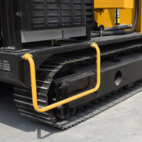 Plateforme de forage et de pieutage solaire hydraulique avancée pour l'installation de systèmes de montage photovoltaïque