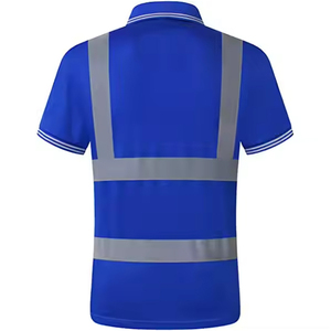 Chemise polo de sécurité réfléchissante à manches longues haute visibilité pour les travailleurs de la construction et les panneaux de signalisation routière - Product Image 3