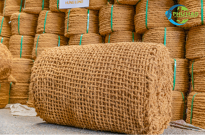 COCONUT COIR NET/COIR MESH Vietnam Coir Net para el control de la erosión Malla biodegradable para laderas, riberas y paisajismo - Product Image 2