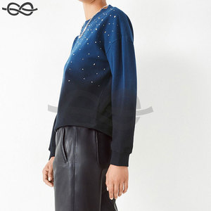 เสื้อสเวตเตอร์แบบสวมหัวคอกลมผ้าคอตตอนผ้าฟลีซ500gsm แบบสวมหัวพิมพ์ลายไม่จำกัดเพศ - Product Image 3