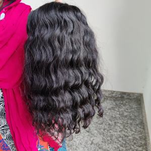 Non Traité Cuticule Aligné Double Trame Remy Cheveux Vierge Indien Naturel Cheveux Humains Lâche Vague Styles Machine Livré - Product Image 1