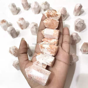 หอคอยสโคเลไซท์สีชมพูคริสตัลหายากธรรมชาติสำหรับบ้านเช่า - Product Image 5