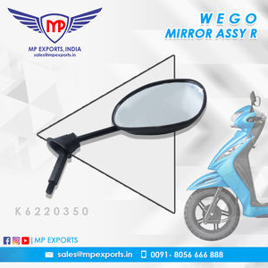 HIGH QUALITY INDIAN PRODUCT of <b>MIRROR</b> ASSY R - TVS WEGO TWO WHEELER SPARE PARTS AVAILABLE - Product Image 4