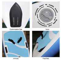 Planche Wakeboard debout en fibre de carbone planche à pagaie gonflable en fibre de carbone planche à pagaie SUP Logo personnalisé et couleur disponibles