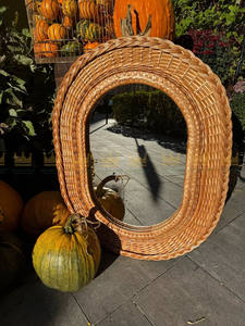 <b>Wall</b> Decor <b>Mirror</b> Rattan <b>Wall</b> Boho <b>Mirror</b> Handmade Rustic <b>Hanging</b> <b>Mirror</b> - Product Image 3