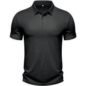 เสื้อโปโลผู้ชายสีทึบระบายอากาศได้ป้องกันการเกิดขน - Product Image 1