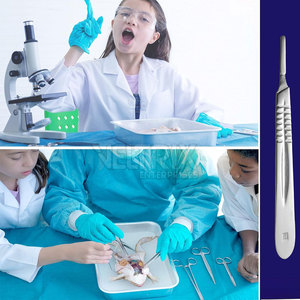 Manches de scalpel légères de style nouveau, 4 3/4, vente directe d'usine, manches de scalpel en acier inoxydable 4 3/4 - Product Image 5